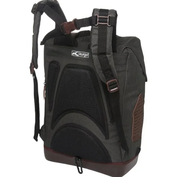 Kurgo K9 Rucksack Heather Black Waterproof Up to 25 Lb Dog Carrier Backpack - Picture 3 of 5